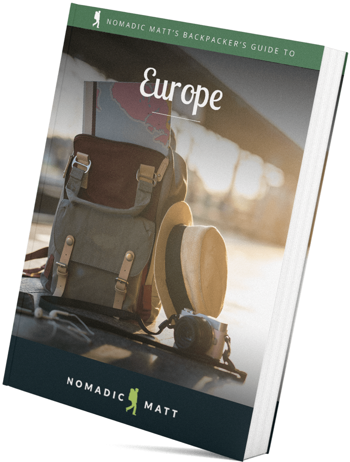 Book cover of the Backpacker’s Guide to Europe – Nomadic Matt